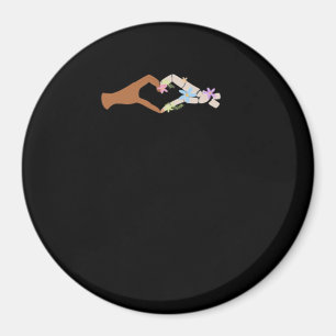 Aimant Skeleton Hands Heart Show Basic