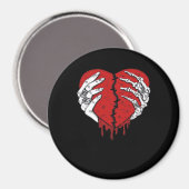 Aimant Skeleton Hands Hearts Classic Trending (Recto/Verso)