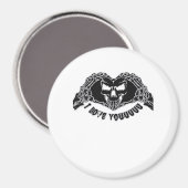 Aimant Skeleton Hands Skull, Halloween Design Pour Backgr (Recto/Verso)