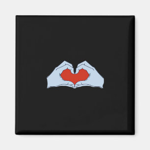 Aimant Skeleton Heart Hands Classic & Basic Halloween