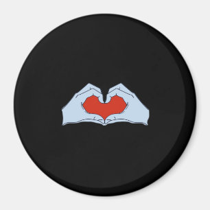 Aimant Skeleton Heart Hands Classic & Basic Halloween