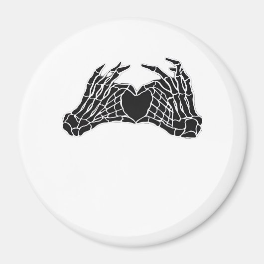 Aimant Skeleton Heart Hands - Classique (Devant)