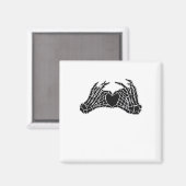 Aimant Skeleton Heart Hands - Classique (Recto/Verso)
