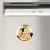 Aimant Skeleton Mad Scientifiques Crâne Halloween Party D (In Situ (Lave-vaisselle))