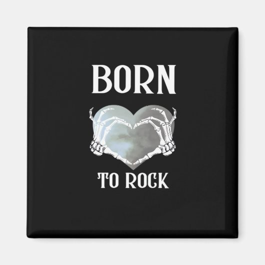 Aimant Skeleton Mains Grey Heart Graphic Pour Classique (Devant)