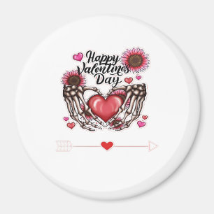 Aimant Skeleton Mains Valentines Classic de la journée