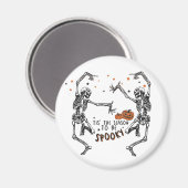 Aimant Skeletons dansants Halloween (Recto/Verso)
