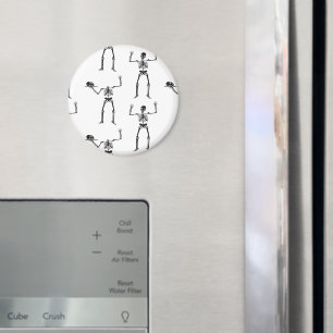 Aimant Skeletons D'Halloween, Baguette Ou Traite, Boo