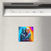 Aimant Skeletons enveloppés dans un arc-en-ciel (In Situ (Lave-vaisselle))