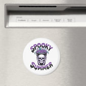 Aimant Skeletonsummerween été éffrayant (In Situ (Lave-vaisselle))