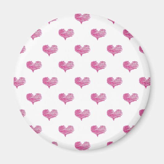 Aimant Sketch de Love Valentine (Devant)