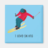 Aimant Ski (Devant)