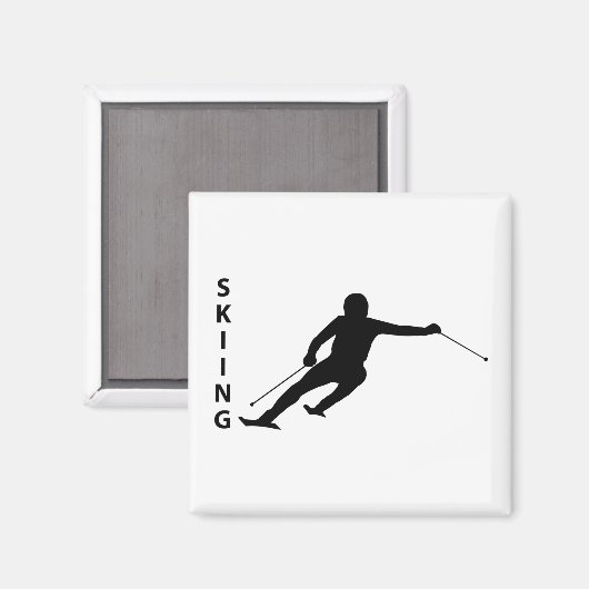 Aimant Ski (Recto/Verso)