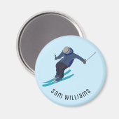 Aimant Ski (Recto/Verso)