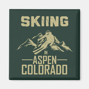 Aimant Ski à Aspen Colorado
