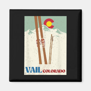 Aimant Ski à Vail Colorado Montagnes Rocheuses Vacances d