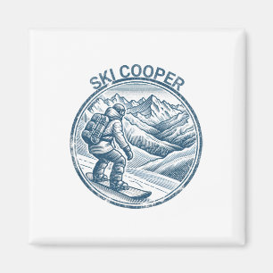 Aimant Ski Cooper Colorado Snowboard Snowboard
