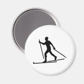 Aimant Ski de fond (Recto/Verso)