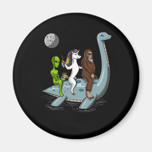 Aimant Ski d'eau de monstre de Bigfoot Loch Ness de