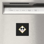 Aimant Ski drôle extrêmement difficile double diamant noi (In Situ (Lave-vaisselle))