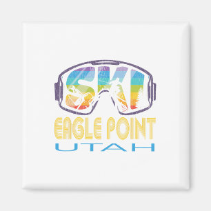 Aimant Ski Eagle Point Utah Vacances ski