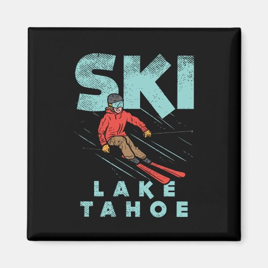 Aimant Ski Lake Tahoe (Devant)