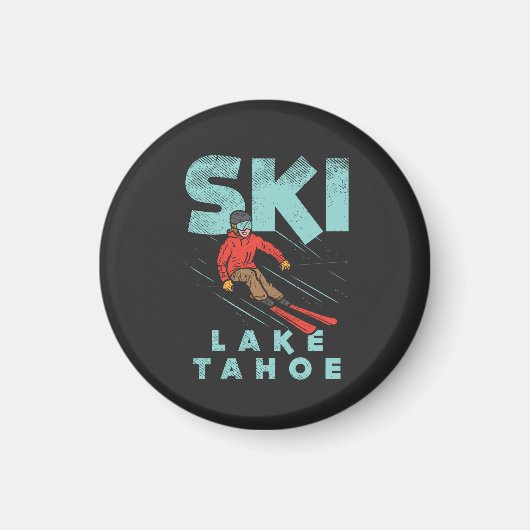 Aimant Ski Lake Tahoe (Devant)