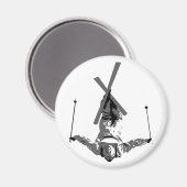 Aimant Ski libre (Recto/Verso)