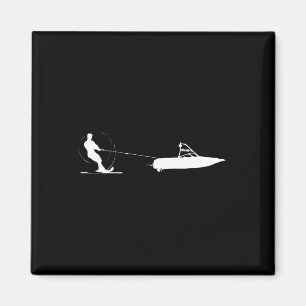 Aimant Ski nautique - Cadeau de ski nautique pour skieurs