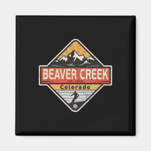 Aimant Ski vintage à Beaver Creek Colorado montagne ennei