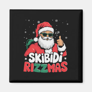 Aimant Skibidi Rizzmas Noël Père Noël Joyeux Rizz M
