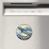 Aimant Skier à Kitzbuhel Autriche (In Situ (Lave-vaisselle))