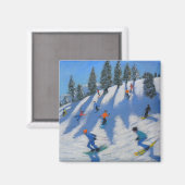 Aimant Skieurs Lofer 2010 (Recto/Verso)