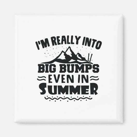 Aimant Skiing Ski Skier Is Really Into Big Bumps  (Devant)