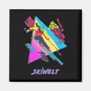 Aimant Skiwelt Colorful Skiwelt Adventure Design Ski Ski