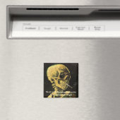 Aimant Skull with Burning Cigarette by Vincent van Gogh (In Situ (Lave-vaisselle))