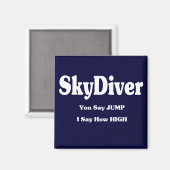 Aimant Sky Diver (Recto/Verso)