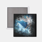 Aimant Sky Féerie Aspar et Unicorn Vignette (Recto/Verso)