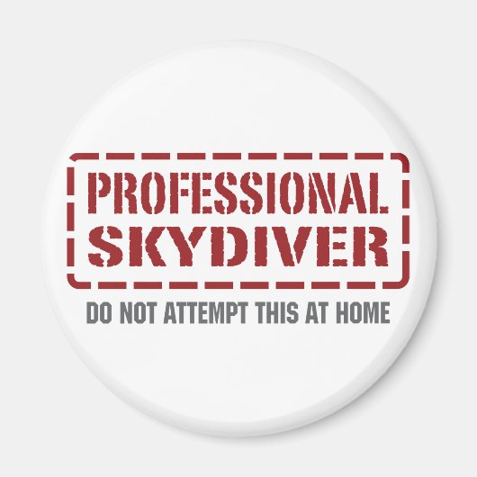 Aimant Skydiver professionnel (Devant)
