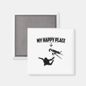 Aimant Skydiving Gift Idea | Skydiver Skydive Sport (Recto/Verso)
