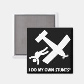 Aimant Skydiving My own Stunts (Recto/Verso)