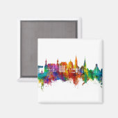 Aimant Skyline Aachen Allemagne (Recto/Verso)