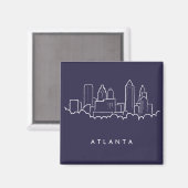 Aimant Skyline Atlanta (Recto/Verso)