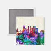 Aimant Skyline Bilbao (Recto/Verso)