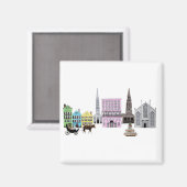 Aimant skyline charleston (Recto/Verso)