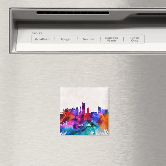 Aimant Skyline d'Aarhus (In Situ (Lave-vaisselle))