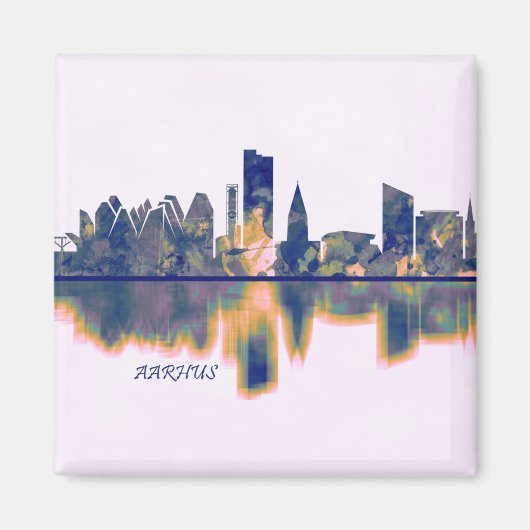 Aimant Skyline d'Aarhus (Devant)