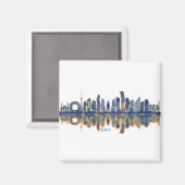 Aimant Skyline de Bakou (Recto/Verso)