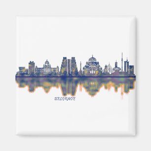 Aimant Skyline de Belgrade