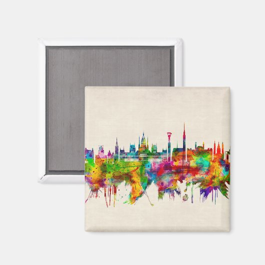 Aimant Skyline de Budapest (Recto/Verso)